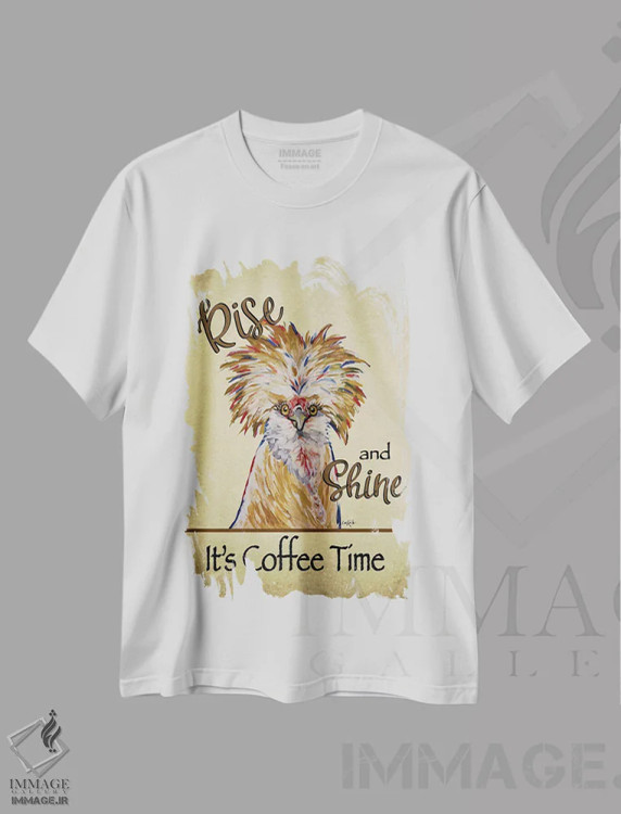 تیشرت سفید طرح دار آثار هیپی هاوند استودیوز - فروشگاه ایماژ