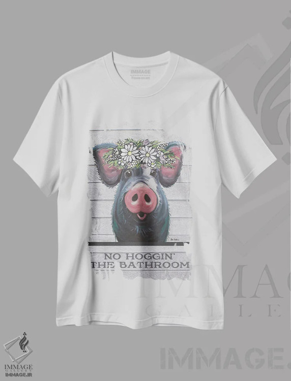 تیشرت سفید طرح دار آثار هیپی هاوند استودیوز - immage.ir