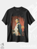 تیشرت مشکی طرح دار ناپلئوندر اتاق کار خود، هنر فاخر کلاسیک اثر هیپولیت دلاروش | فروشگاه ایماژ