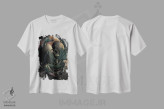 تیشرت سفید طرح دار فرزند اژدها، تزئینی اثر وینسنت های | فروشگاه ایماژ