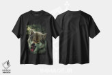 تیشرت مشکی طرح دار نژاد شب، تزئینی اثر وینسنت های | فروشگاه ایماژ