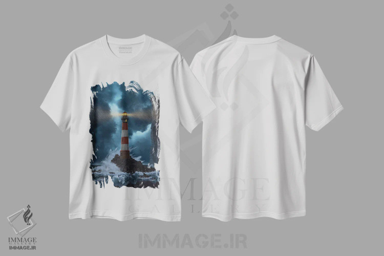 تیشرت سفید طرح دار شکست ناپذیر، تزئینی اثر وینسنت های | immage.ir