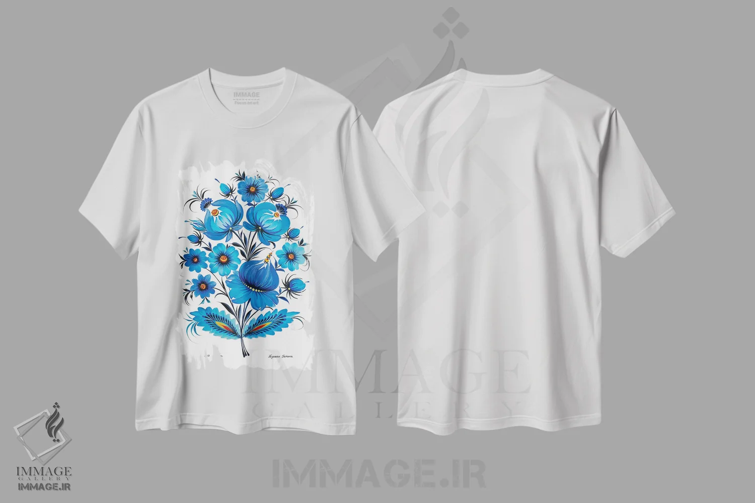 تیشرت سفید طرح دار در رؤیای تو بودن، تزئینی اثر هالینا کولگا | immage.ir