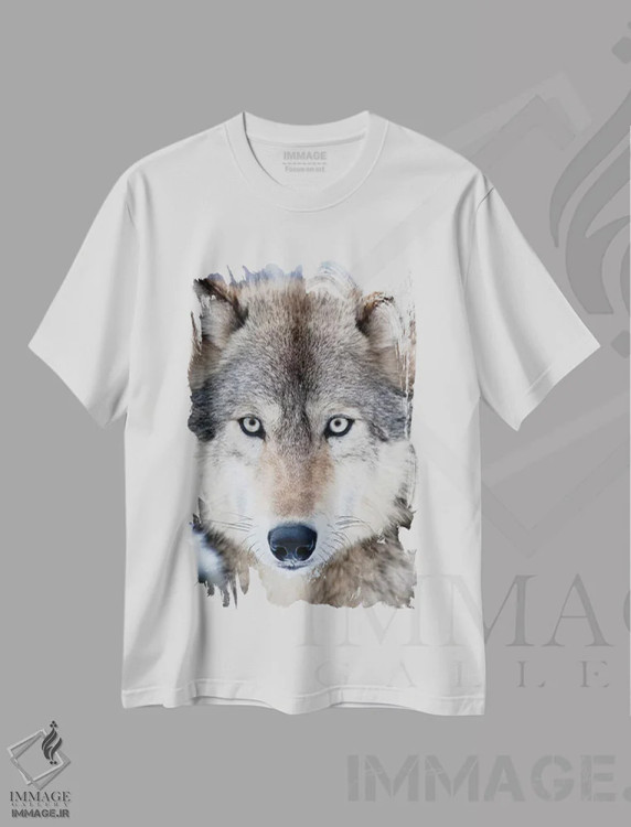 تیشرت سفید طرح دار آثار هولیس لونی - فروشگاه ایماژ