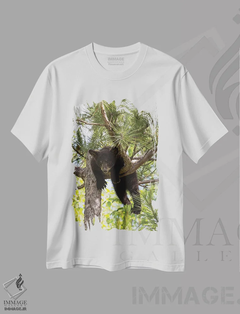 تیشرت سفید طرح دار آثار هولیس لونی - فروشگاه ایماژ