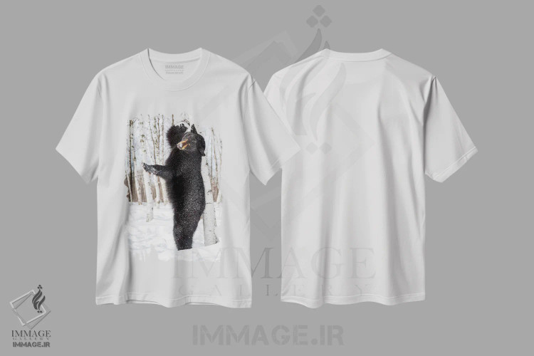 تیشرت سفید طرح دار آثار هولیس لونی - immage.ir