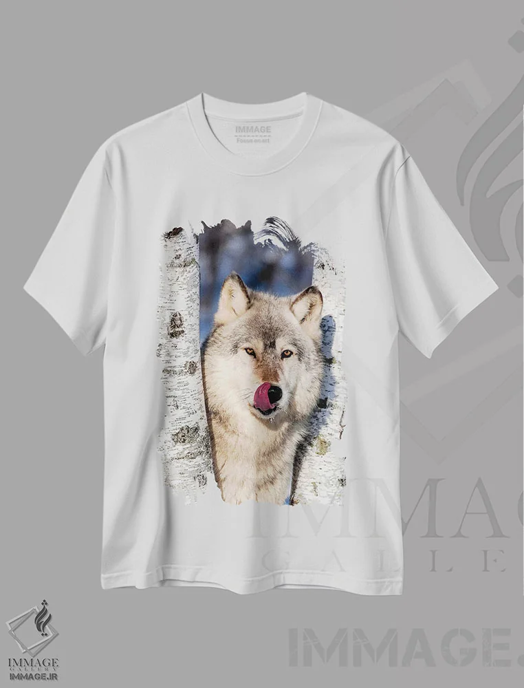تیشرت سفید طرح دار آثار هولیس لونی - immage.ir