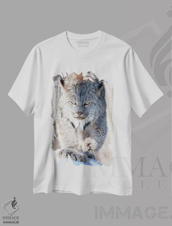 تیشرت سفید طرح دار آثار هولیس لونی - فروشگاه ایماژ