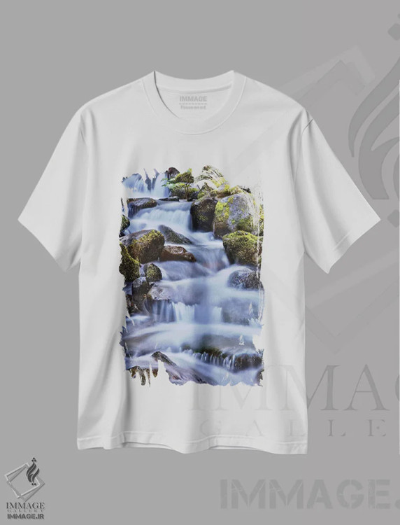 تیشرت سفید طرح دار آثار هولیس لونی - immage.ir