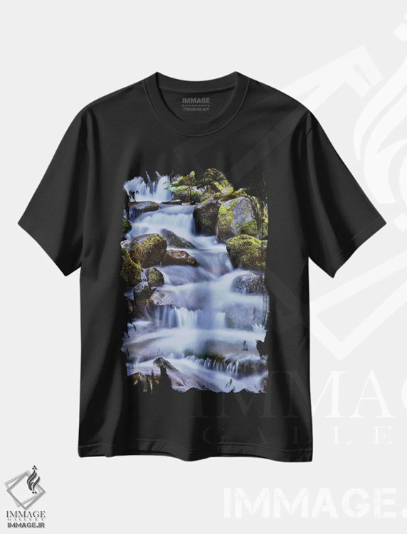 تیشرت مشکی طرح دار آثار هولیس لونی - فروشگاه ایماژ