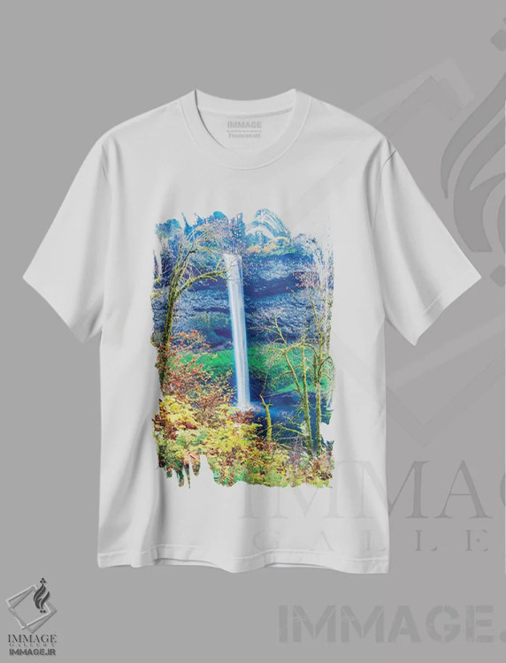 تیشرت سفید طرح دار آثار هولیس لونی - immage.ir