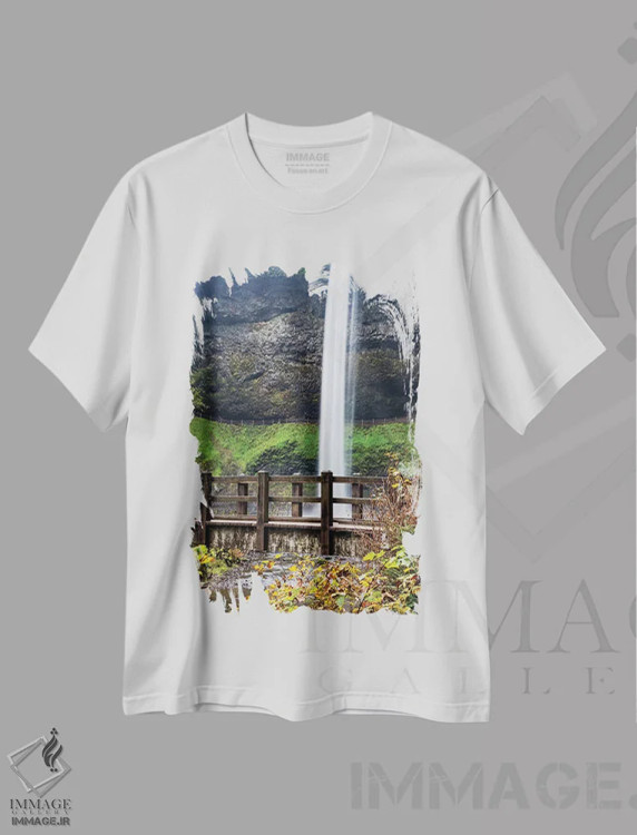 تیشرت سفید طرح دار آثار هولیس لونی - فروشگاه ایماژ