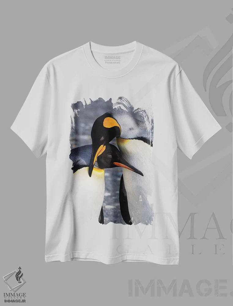 تیشرت سفید طرح دار آثار هولیس لونی - فروشگاه ایماژ