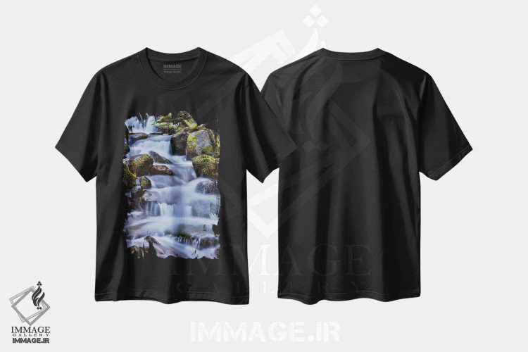 تیشرت مشکی طرح دار آثار هولیس لونی - فروشگاه ایماژ