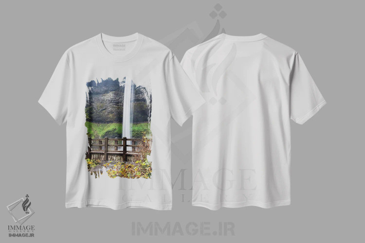 تیشرت سفید طرح دار آثار هولیس لونی - فروشگاه ایماژ
