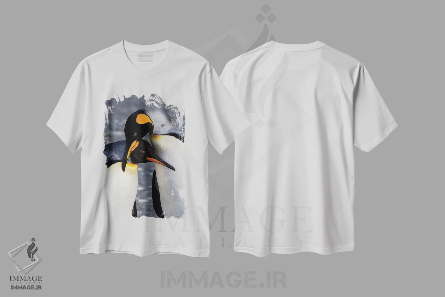 تیشرت سفید طرح دار آثار هولیس لونی - فروشگاه ایماژ