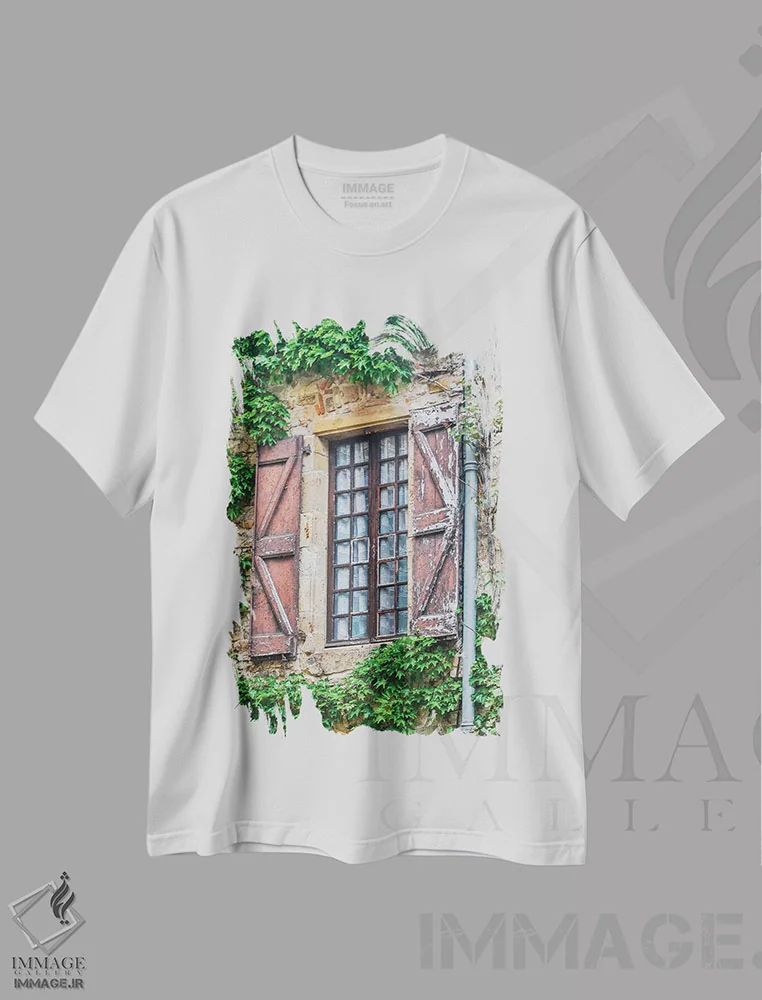 تیشرت سفید طرح دار آثار هولیس لونی - immage.ir