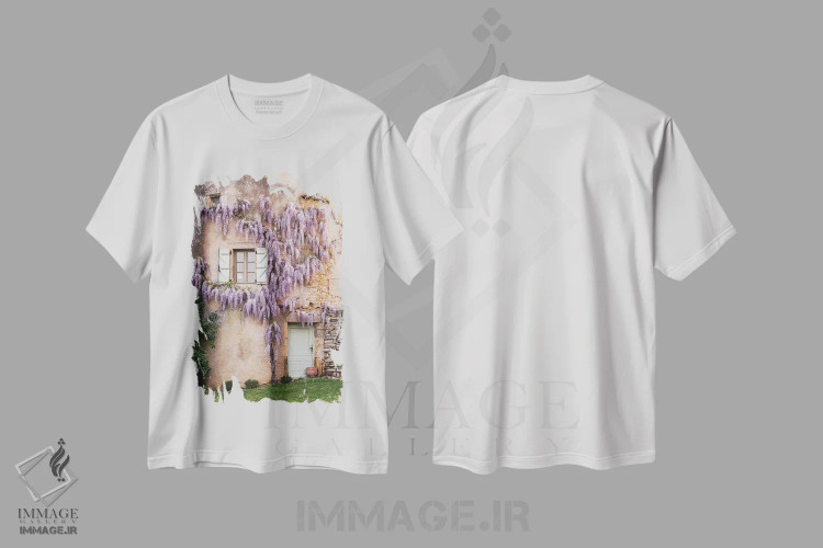 تیشرت سفید طرح دار آثار هولیس لونی - فروشگاه ایماژ
