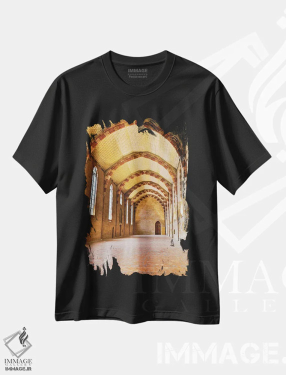 تیشرت مشکی طرح دار آثار هولیس لونی - فروشگاه ایماژ
