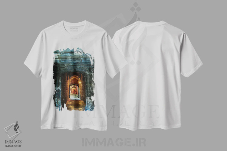تیشرت سفید طرح دار آثار هولیس لونی - فروشگاه ایماژ