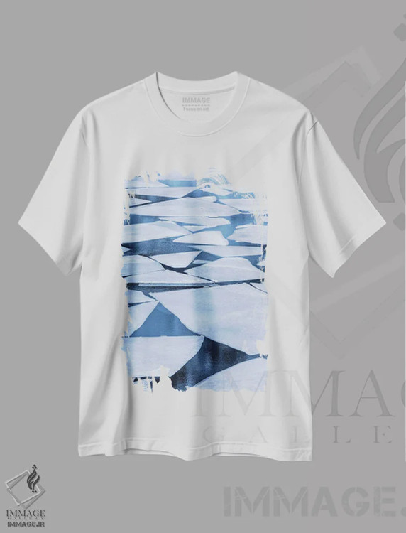 تیشرت سفید طرح دار آثار هولیس لونی - فروشگاه ایماژ