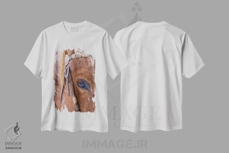 تیشرت سفید طرح دار آثار هولیس لونی - immage.ir