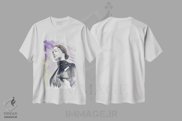 تیشرت سفید طرح دار اجسام آسمانی، دکور معاصر اثر هارت آو لیلی | immage.ir
