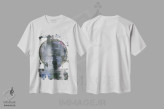 تیشرت سفید طرح دار میان دو جهان اثر هارت آو لیلی | فروشگاه ایماژ