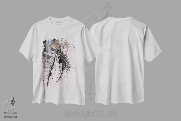 تیشرت سفید طرح دار کرالا اثر هارت آو لیلی | immage.ir