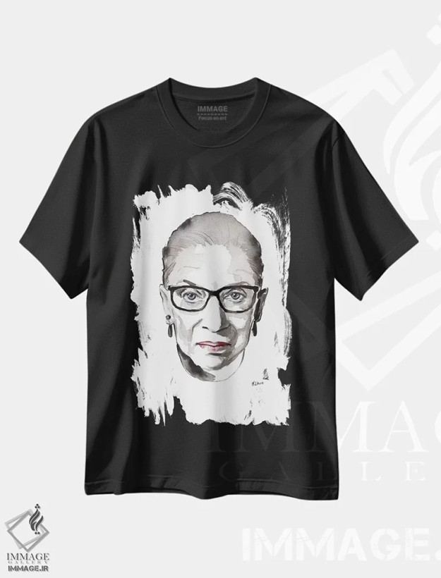 تیشرت مشکی طرح دار آر.بی.جی، دکور معاصر اثر هارت آو لیلی | immage.ir