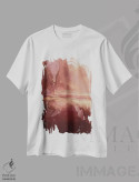 تیشرت سفید طرح دار مرمر انتزاعی چهار، هنر دیجیتال اثر هلو مورائس | immage.ir