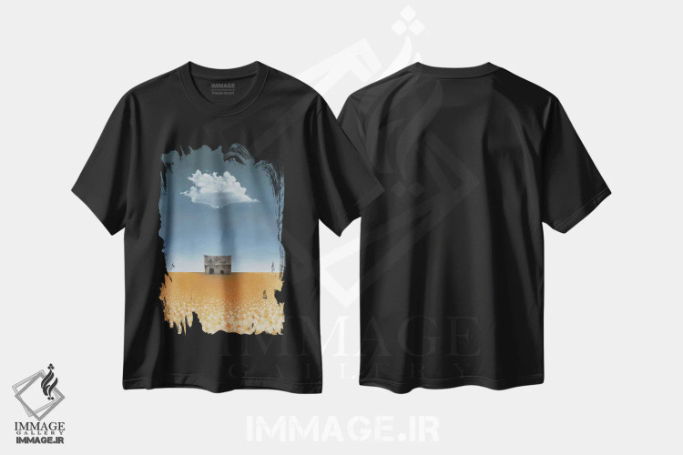 تیشرت مشکی طرح دار انبار در خیابان مک گرگور، مدیوم اثر هولی هکس آرت | فروشگاه ایماژ