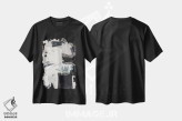 تیشرت مشکی طرح دار روز روشن سیاه اثر دن هابدی | فروشگاه ایماژ