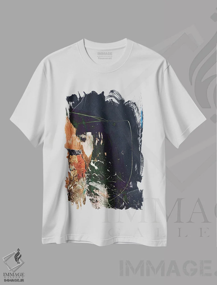 تیشرت سفید طرح دار کلاس اثر دن هابدی | immage.ir