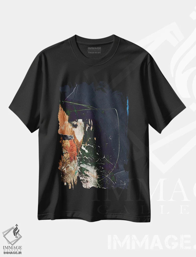تیشرت مشکی طرح دار کلاس اثر دن هابدی | فروشگاه ایماژ
