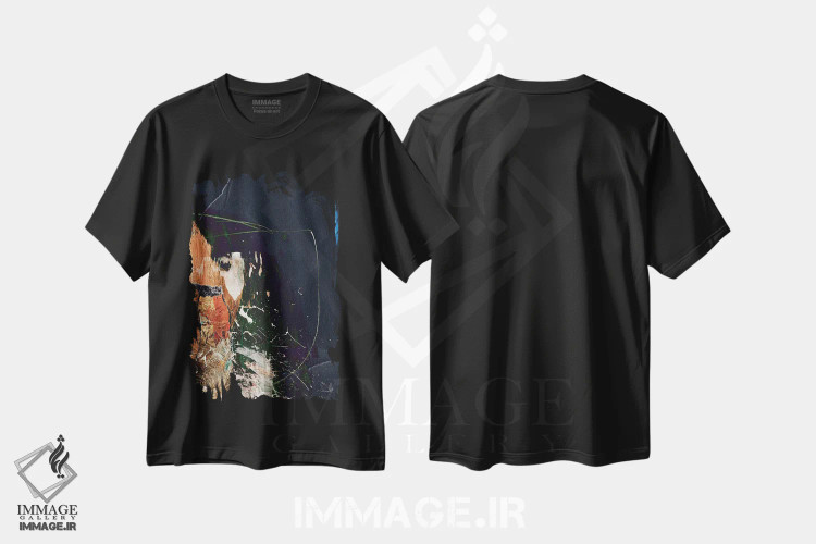 تیشرت مشکی طرح دار کلاس اثر دن هابدی | فروشگاه ایماژ
