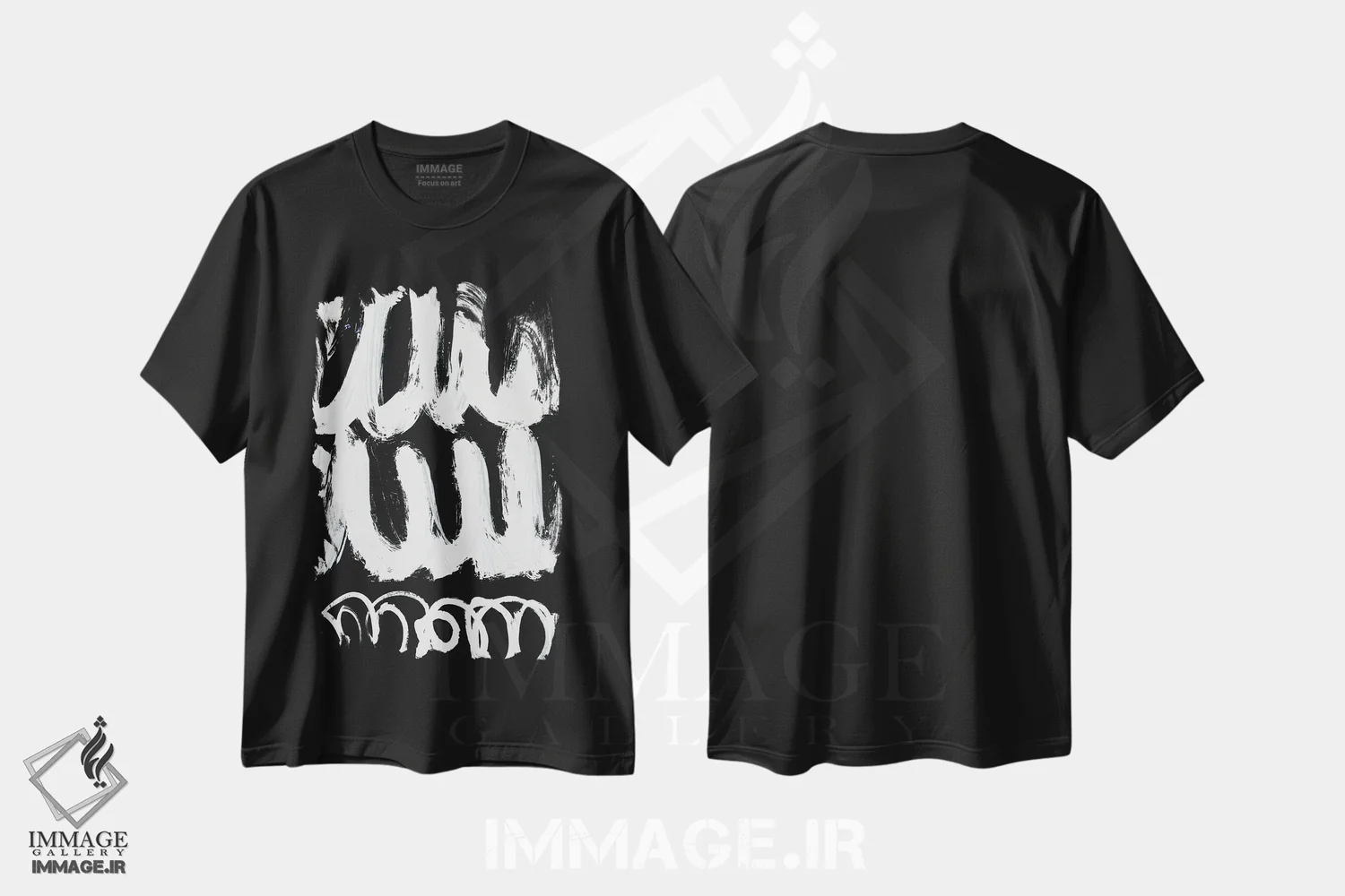 تیشرت مشکی طرح دار بلاپ اثر دن هابدی | فروشگاه ایماژ