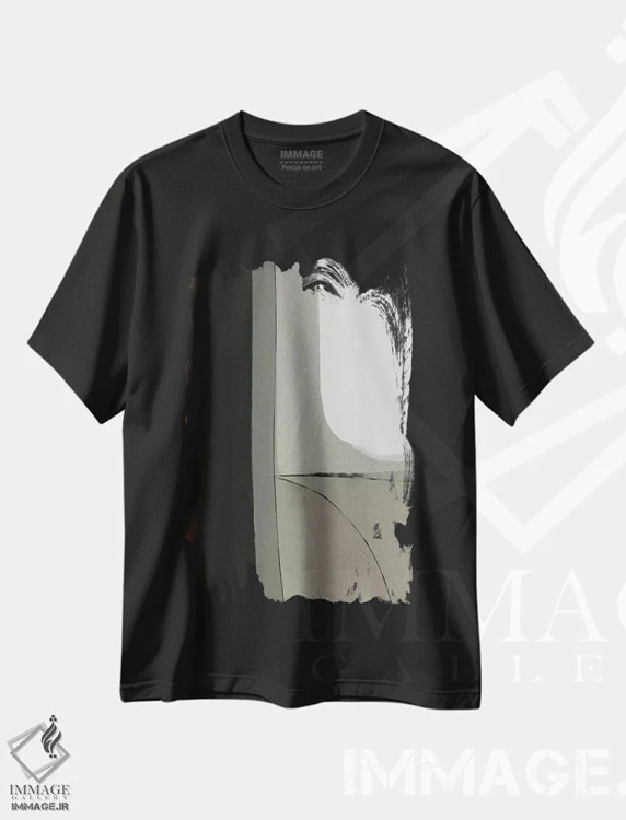تیشرت مشکی طرح دار آثار اثر دن هابدی | فروشگاه ایماژ
