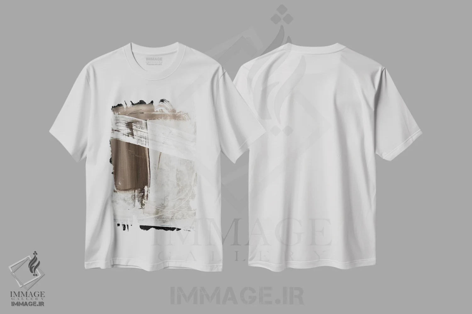 تیشرت سفید طرح دار افتر ۲ اثر دن هابدی | immage.ir