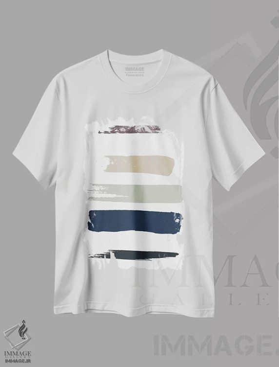 تیشرت سفید طرح دار هی ملوان! اثر هانی مون هتل | immage.ir