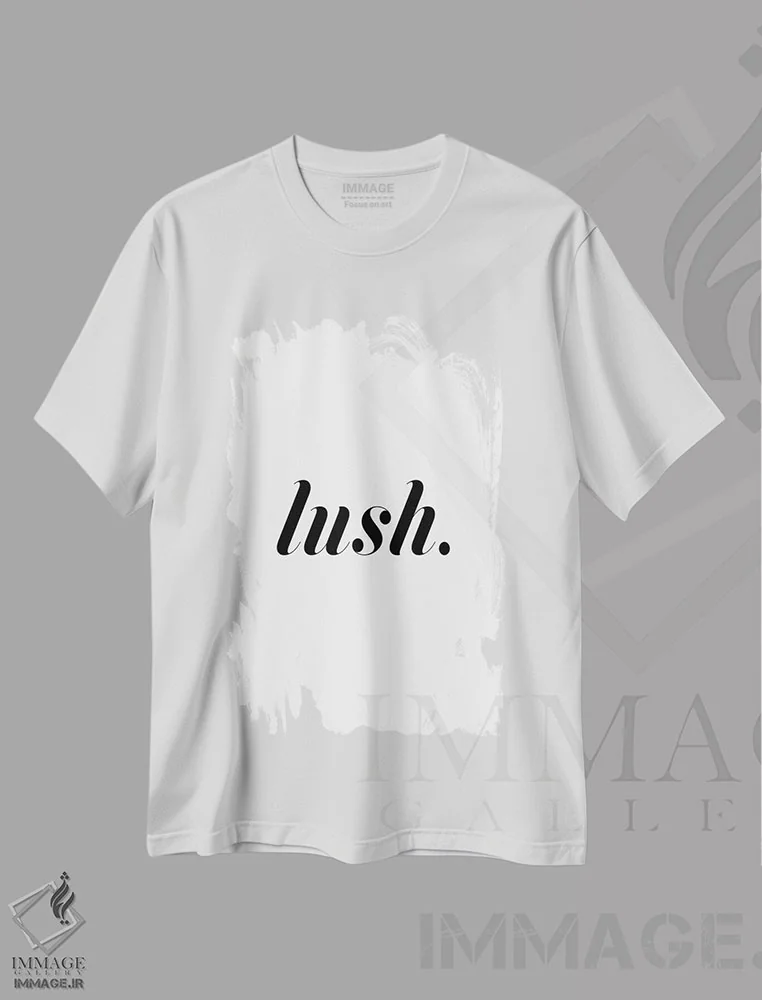 تیشرت سفید طرح دار پرطراوت، هنر دیجیتال اثر هانی مون هتل | immage.ir