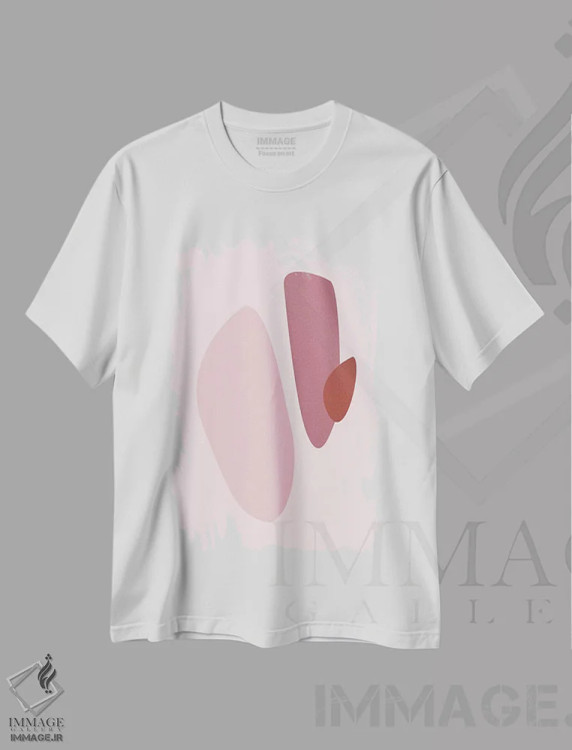 تیشرت سفید طرح دار استکهلم ۱ اثر هانی مون هتل | فروشگاه ایماژ