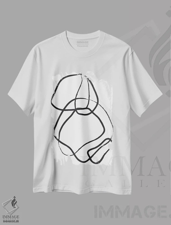 تیشرت سفید طرح دار شیرین شانزده سالگی اثر هانی مون هتل | فروشگاه ایماژ