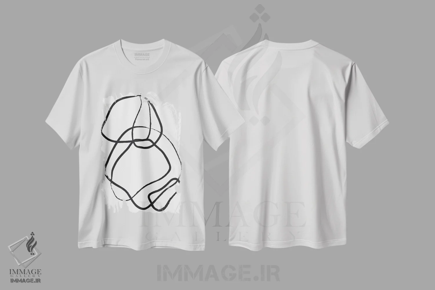 تیشرت سفید طرح دار شیرین شانزده سالگی اثر هانی مون هتل | فروشگاه ایماژ