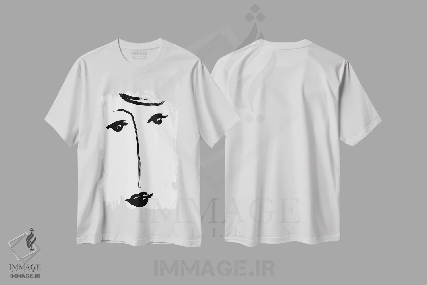تیشرت سفید طرح دار چرا غمگینی؟، هنر دیجیتال اثر هانی مون هتل | immage.ir