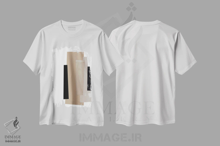 تیشرت سفید طرح دار بانوان جدید ۶ اثر هانی مون هتل | immage.ir