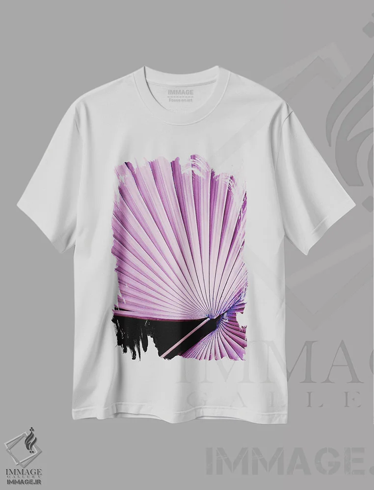 تیشرت سفید طرح دار دختر هوادار، تزئینی اثر هانی مون هتل | فروشگاه ایماژ