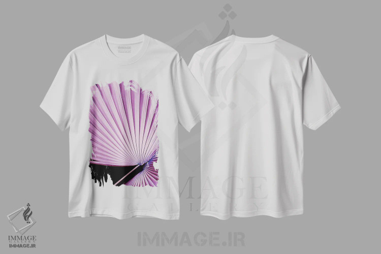تیشرت سفید طرح دار دختر هوادار، تزئینی اثر هانی مون هتل | فروشگاه ایماژ