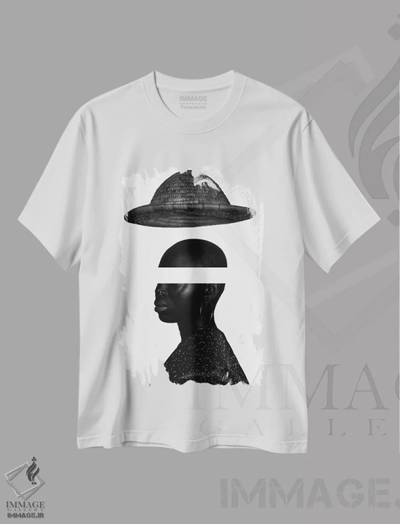 تیشرت سفید طرح دار دوراندیشی، هنر آمریکایی آفریقایی تبار اثر هری ادونزه | immage.ir