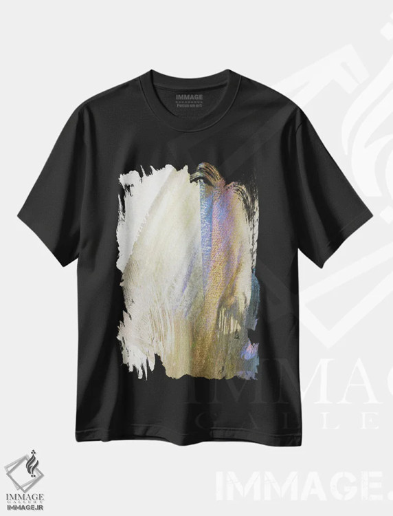 تیشرت مشکی طرح دار چوب جنگلی نروژی ۲ اثر هوپ بینبریج | immage.ir
